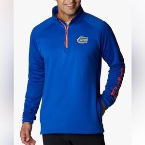 New Men’s Columbia Florida Gators Terminal Tackle Fleece 1/4 Zip